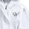 Daffodil Monogrammed Kids Bathrobe (125x133 Cm) 12 YEAR 400 Gsm White Hooded Terry Cotton Set of 01 - Letter "W