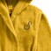 Daffodil Monogrammed Kids Bathrobe (112x113 Cm) 8 Year 400 Gsm Yellow Hooded Terry Cotton Set of 01 - Letter "S