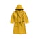 Daffodil Monogrammed Kids Bathrobe (125x133 Cm) 12 Year 400 Gsm Yellow Hooded Terry Cotton Set of 01 - Letter "D