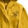 Daffodil Monogrammed Kids Bathrobe (125x133 Cm) 12 Year 400 Gsm Yellow Hooded Terry Cotton Set of 01 - Letter "R