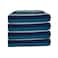 BYFT Home Bath Towel Blue 70 x 140 Cm 100% Cotton 550 Gsm Set of 04 - ART-BTYD003