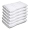 BYFT Home Bath Towel White 70 x 140 Cm 100% Cotton 500 Gsm Set of 06 - ART-BT009