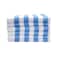BYFT Home Bath Towel Light Blue 70 x 140 Cm 100% Cotton 550 Gsm Set of 06