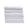 BYFT Home Bath Towel White 70 x 140 Cm 100% Cotton 650 Gsm Set of 06