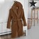 BYFT Daffodil Kids Bathrobe 96 x 118 Cm 10 Year 450 Gsm Toffee Hooded 100% Terry Cotton Set of 01