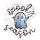 BYFT Iris Embroidered For You Hand Towel 50 x 80 Cm 600 Gsm White 100% Cotton Halloween Spooky Season Set of 01