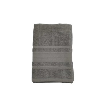 BYFT Home Aura (Grey) Premium Hand Towel (40 x 75 Cm - Set of 01) 100% Cotton Highly Absorbent, Hotel Quality Bath linen 550 Gsm