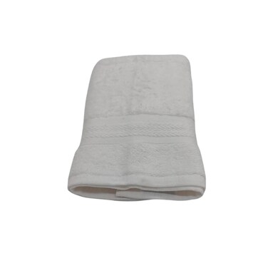 BYFT Home Essence (White) Premium Hand Towel (40 x 70 Cm - Set of 01) 100% Cotton Highly Absorbent, Hotel Quality Bath linen 550 Gsm