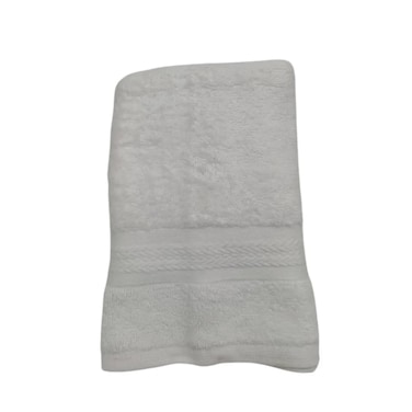 BYFT Home Essence (White) Premium Bath Towel (70 x 140 Cm - Set of 01) 100% Cotton Highly Absorbent, Hotel Quality Bath linen 550 Gsm