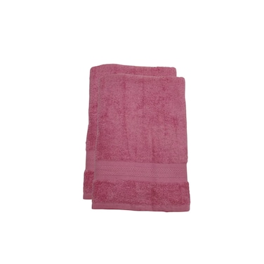 BYFT Home Essence (Pink) Premium Hand Towel (40 x 70 Cm - Set of 02) 100% Cotton Highly Absorbent, Hotel Quality Bath linen 550 Gsm
