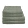 BYFT Home Aura (Green) Premium Towel Set (Set of 04) 100% Cotton Highly Absorbent, Hotel Quality Bath linen 550 Gsm