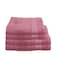 BYFT Home Essence (Pink) Premium Towel Set (Set of 04) 100% Cotton Highly Absorbent, Hotel Quality Bath linen 550 Gsm