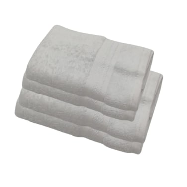 BYFT Home Essence (White) Premium Towel Set (Set of 04) 100% Cotton Highly Absorbent, Hotel Quality Bath linen 550 Gsm