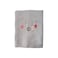 BYFT Iris Christmas Embroidered 50 x 80 Cm White Hand Towel - "Christmas Ornament Set" Design 100% Cotton - Premium Holiday Collection
