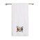 BYFT Iris Christmas Embroidered 70 x 140 Cm White Bath Towel - "Lets Get Lit Christmas Lights" Design 100% Cotton - Premium Holiday Collection