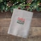 BYFT Iris Christmas Embroidered 50 x 80 Cm White Hand Towel - "Santas Little Helper" Design 100% Cotton - Premium Holiday Collection