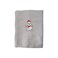 BYFT Iris Christmas Embroidered Hand Towel Trio Set - 100% Cotton, 50 x 80 cm, White - "Snowman, Reindeer Face &amp; Candy Cane with Bow" Design (Set of 3)