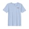 BYFT Threads XL Sky Blue Polycotton T-Shirt - Christmas "Believe Christmas Ornaments" Embroidered Design, Premium Holiday Collection