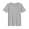 BYFT Threads XXL Grey Polycotton T-Shirt - Christmas "Christmas Light Garland" Embroidered Design, Premium Holiday Collection