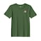 BYFT Threads XXL Forest ELF Green Polycotton T-Shirt - Christmas "Christmas Minnie Face" Embroidered Design, Premium Holiday Collection