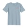 BYFT Threads XL Baby Blue Polycotton T-Shirt - Christmas "Christmas Ornament Set" Embroidered Design, Premium Holiday Collection