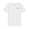 BYFT Threads XL White Polycotton T-Shirt - Christmas "Christmas Ornament Set" Embroidered Design, Premium Holiday Collection