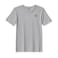 BYFT Threads XXL Grey Polycotton T-Shirt - Christmas "Christmas Snowflakes" Embroidered Design, Premium Holiday Collection