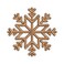 BYFT Threads Large Red Polycotton T-Shirt - Christmas "Christmas Snowflakes" Embroidered Design, Premium Holiday Collection