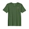 BYFT Threads XXL Forest ELF Green Polycotton T-Shirt - Christmas "Diamond Snowflake" Embroidered Design, Premium Holiday Collection