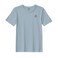 BYFT Threads XXL Baby Blue Polycotton T-Shirt - Christmas "Elegant Christmas Tree with Gift" Embroidered Design, Premium Holiday Collection