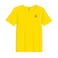 BYFT Threads XL Yellow Polycotton T-Shirt - Christmas "Elegant Christmas Tree with Gift" Embroidered Design, Premium Holiday Collection