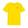 BYFT Threads XXL Yellow Polycotton T-Shirt - Christmas "Elegant Christmas Tree with Gift" Embroidered Design, Premium Holiday Collection