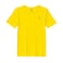 BYFT Threads XL Yellow Polycotton T-Shirt - Christmas "Elegant Loop Christmas Tree" Embroidered Design, Premium Holiday Collection