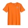 BYFT Threads XXL Orange Polycotton T-Shirt - Christmas "Gingerbread Angel Cookie" Embroidered Design, Premium Holiday Collection