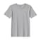BYFT Threads XXL Grey Polycotton T-Shirt - Christmas "Gingerbread Stocking Cookie" Embroidered Design, Premium Holiday Collection