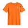 BYFT Threads XL Orange Polycotton T-Shirt - Christmas "Gingerbread Stocking Cookie" Embroidered Design, Premium Holiday Collection