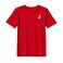 BYFT Threads XL Red Polycotton T-Shirt - Christmas "Gingerbread Stocking Cookie" Embroidered Design, Premium Holiday Collection