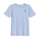 BYFT Threads XXL Sky Blue Polycotton T-Shirt - Christmas "Leaping Reindeer with Snowflakes" Embroidered Design, Premium Holiday Collection