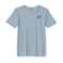 BYFT Threads XL Baby Blue Polycotton T-Shirt - Christmas "Lets Get Lit Christmas Lights" Embroidered Design, Premium Holiday Collection