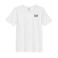 BYFT Threads Medium White Polycotton T-Shirt - Christmas "Lets Get Lit Christmas Lights" Embroidered Design, Premium Holiday Collection
