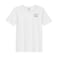 BYFT Threads Large White Polycotton T-Shirt - Christmas "Meowy Christmas Cat" Embroidered Design, Premium Holiday Collection