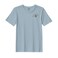 BYFT Threads XXL Baby Blue Polycotton T-Shirt - Christmas "Merry Christmas Holly Wreath Arc" Embroidered Design, Premium Holiday Collection