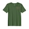 BYFT Threads XXL Forest ELF Green Polycotton T-Shirt - Christmas "Reindeer Face" Embroidered Design, Premium Holiday Collection