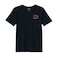 BYFT Threads XL Black Polycotton T-Shirt - Christmas "Santas Little Helper" Embroidered Design, Premium Holiday Collection