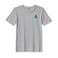 BYFT Threads XXL Grey Polycotton T-Shirt - Christmas "Simple Christmas Tree with Star" Embroidered Design, Premium Holiday Collection
