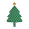 BYFT Threads XL White Polycotton T-Shirt - Christmas "Simple Christmas Tree with Star" Embroidered Design, Premium Holiday Collection