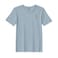 BYFT Threads XL Baby Blue Polycotton T-Shirt - Christmas "Zigzag Christmas Tree" Embroidered Design, Premium Holiday Collection