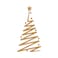 BYFT Threads XXL Yellow Polycotton T-Shirt - Christmas "Zigzag Christmas Tree" Embroidered Design, Premium Holiday Collection