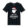 BYFT Threads XL Black Polycotton T-Shirt - Christmas "Believe in the magic of the season" Printed Design, Premium Holiday Collection