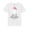 BYFT Threads Medium White Polycotton T-Shirt - Christmas "Believe in the magic of the season" Printed Design, Premium Holiday Collection